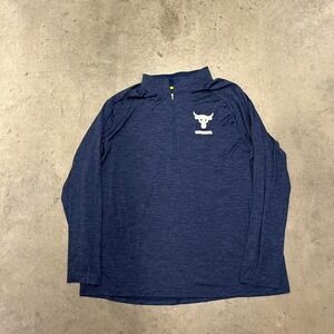Under armour project rock quarter zip long sleeve pull‎ over